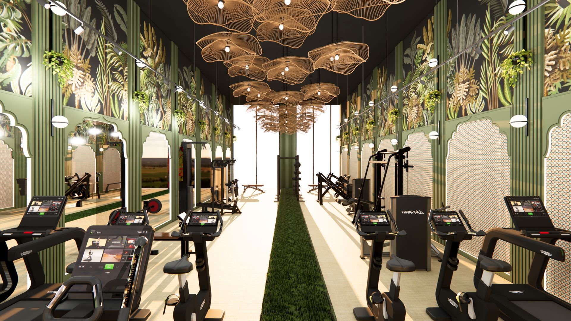 biofit gym interior design concept