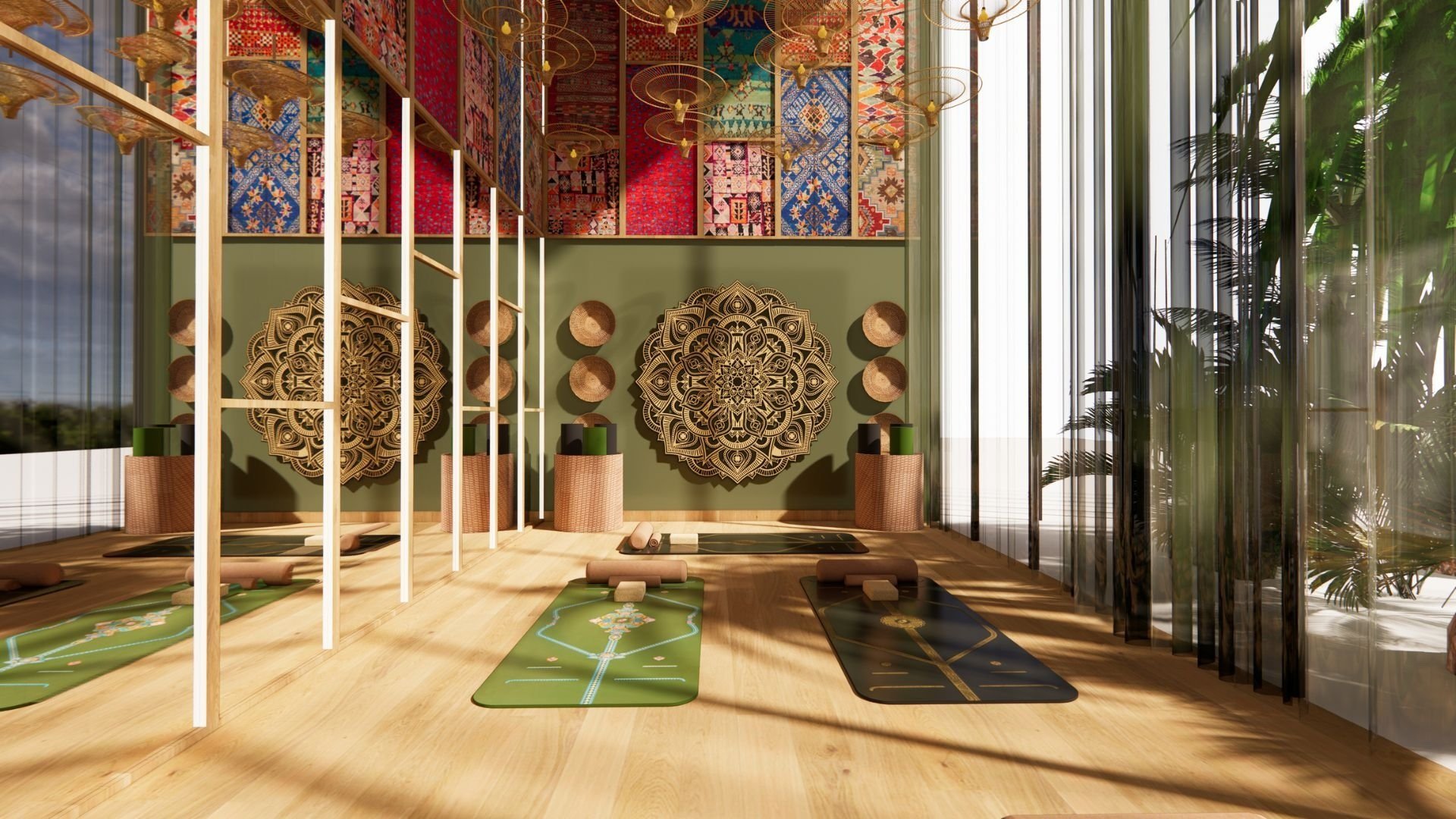 biofit yoga studio design concept